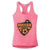 Multi-Color Sublimatable Ladies PosiCharge Electric Heather Racerback Tank Thumbnail