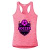 Multi-Color Sublimatable Ladies PosiCharge Electric Heather Racerback Tank Thumbnail