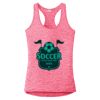Multi-Color Sublimatable Ladies PosiCharge Electric Heather Racerback Tank Thumbnail