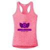Multi-Color Sublimatable Ladies PosiCharge Electric Heather Racerback Tank Thumbnail