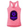 Multi-Color Sublimatable Ladies PosiCharge Electric Heather Racerback Tank Thumbnail