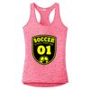 Multi-Color Sublimatable Ladies PosiCharge Electric Heather Racerback Tank Thumbnail