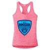 Multi-Color Sublimatable Ladies PosiCharge Electric Heather Racerback Tank Thumbnail