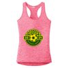 Multi-Color Sublimatable Ladies PosiCharge Electric Heather Racerback Tank Thumbnail