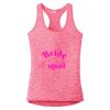 Multi-Color Sublimatable Ladies PosiCharge Electric Heather Racerback Tank Thumbnail