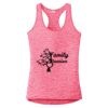 Multi-Color Sublimatable Ladies PosiCharge Electric Heather Racerback Tank Thumbnail