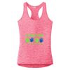 Multi-Color Sublimatable Ladies PosiCharge Electric Heather Racerback Tank Thumbnail