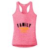 Multi-Color Sublimatable Ladies PosiCharge Electric Heather Racerback Tank Thumbnail