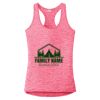 Multi-Color Sublimatable Ladies PosiCharge Electric Heather Racerback Tank Thumbnail
