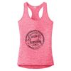 Multi-Color Sublimatable Ladies PosiCharge Electric Heather Racerback Tank Thumbnail