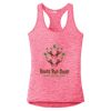 Multi-Color Sublimatable Ladies PosiCharge Electric Heather Racerback Tank Thumbnail