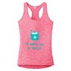 Multi-Color Sublimatable Ladies PosiCharge Electric Heather Racerback Tank Thumbnail