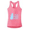 Multi-Color Sublimatable Ladies PosiCharge Electric Heather Racerback Tank Thumbnail