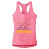 Multi-Color Sublimatable Ladies PosiCharge Electric Heather Racerback Tank Thumbnail