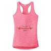 Multi-Color Sublimatable Ladies PosiCharge Electric Heather Racerback Tank Thumbnail