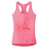 Multi-Color Sublimatable Ladies PosiCharge Electric Heather Racerback Tank Thumbnail