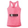 Multi-Color Sublimatable Ladies PosiCharge Electric Heather Racerback Tank Thumbnail