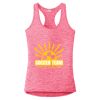 Multi-Color Sublimatable Ladies PosiCharge Electric Heather Racerback Tank Thumbnail