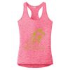 Multi-Color Sublimatable Ladies PosiCharge Electric Heather Racerback Tank Thumbnail