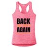 Multi-Color Sublimatable Ladies PosiCharge Electric Heather Racerback Tank Thumbnail