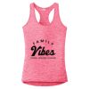 Multi-Color Sublimatable Ladies PosiCharge Electric Heather Racerback Tank Thumbnail