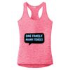 Multi-Color Sublimatable Ladies PosiCharge Electric Heather Racerback Tank Thumbnail
