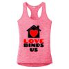 Multi-Color Sublimatable Ladies PosiCharge Electric Heather Racerback Tank Thumbnail
