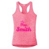 Multi-Color Sublimatable Ladies PosiCharge Electric Heather Racerback Tank Thumbnail