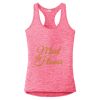 Multi-Color Sublimatable Ladies PosiCharge Electric Heather Racerback Tank Thumbnail