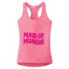 Multi-Color Sublimatable Ladies PosiCharge Electric Heather Racerback Tank Thumbnail