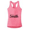 Multi-Color Sublimatable Ladies PosiCharge Electric Heather Racerback Tank Thumbnail