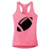 Multi-Color Sublimatable Ladies PosiCharge Electric Heather Racerback Tank Thumbnail
