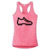 Multi-Color Sublimatable Ladies PosiCharge Electric Heather Racerback Tank Thumbnail