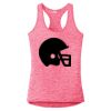 Multi-Color Sublimatable Ladies PosiCharge Electric Heather Racerback Tank Thumbnail