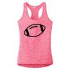 Multi-Color Sublimatable Ladies PosiCharge Electric Heather Racerback Tank Thumbnail