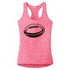 Multi-Color Sublimatable Ladies PosiCharge Electric Heather Racerback Tank Thumbnail