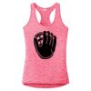 Multi-Color Sublimatable Ladies PosiCharge Electric Heather Racerback Tank Thumbnail