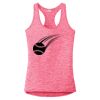 Multi-Color Sublimatable Ladies PosiCharge Electric Heather Racerback Tank Thumbnail