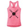 Multi-Color Sublimatable Ladies PosiCharge Electric Heather Racerback Tank Thumbnail