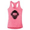 Multi-Color Sublimatable Ladies PosiCharge Electric Heather Racerback Tank Thumbnail