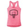 Multi-Color Sublimatable Ladies PosiCharge Electric Heather Racerback Tank Thumbnail