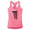 Multi-Color Sublimatable Ladies PosiCharge Electric Heather Racerback Tank Thumbnail