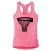Multi-Color Sublimatable Ladies PosiCharge Electric Heather Racerback Tank Thumbnail