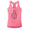 Multi-Color Sublimatable Ladies PosiCharge Electric Heather Racerback Tank Thumbnail