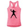 Multi-Color Sublimatable Ladies PosiCharge Electric Heather Racerback Tank Thumbnail