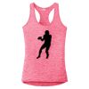 Multi-Color Sublimatable Ladies PosiCharge Electric Heather Racerback Tank Thumbnail