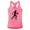Multi-Color Sublimatable Ladies PosiCharge Electric Heather Racerback Tank Thumbnail