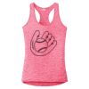 Multi-Color Sublimatable Ladies PosiCharge Electric Heather Racerback Tank Thumbnail