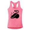 Multi-Color Sublimatable Ladies PosiCharge Electric Heather Racerback Tank Thumbnail
