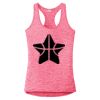 Multi-Color Sublimatable Ladies PosiCharge Electric Heather Racerback Tank Thumbnail